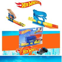 Hotwheels lancador de carrinhos basico com um carro. - Mattel