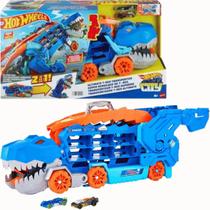 HotWheels Super Transportador Reboque T-Rex C/Carros4+Mattel