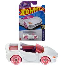 HotWheels Tematico Carro Barbie Extra Branca Rosa