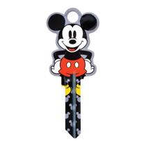House Key Hillman Disney Mickey Mouse em latão frente e verso