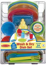 Housewash e Dry Dish Set Melissa & Doug (24 pcs)