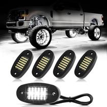Hovano 4 Luzes de Pedras 4 Pods 6000K Branco 36 LEDs IP68 Hovano 4 Luzes de Pedras 4 Pods 6000K Branco 36 LEDs IP68