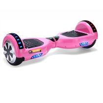 Hoverboard 6.5" Rosa BR Boards Bluetooth Led Lateral E Frontal Bolsa - HoverboardX