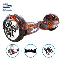 Hoverboard 6,5" Flash Color HoverboardX Bateria Samsung e Bluetooth Smart Balance