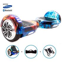 Hoverboard 6,5 Fogo e Gelo Marca Hoverboardx USA Smart Bateria Com Bolsa Hoverboard 6,5 Fogo e Gelo Marca Hoverboardx USA Smart Bateria Com Bolsa