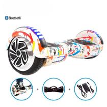 Hoverboard 6,5 Grafite Marca HoverboardX USA Bateria e Speaker Bluetooth Smart Balance Acompanha Bolsa