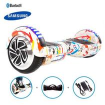 Hoverboard 6,5" Grafite Marca HoverboardX USA Bateria Samsung e Speaker Bluetooth Smart Balance Acompanha Bolsa