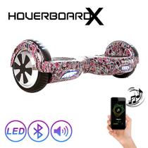 Hoverboard 6,5 Polegada Caveira Mexicana Roxa HoverboardX