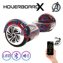 Hoverboard 6,5" Polegada Homem Aranha HoverboardX Bluetooth Hoverboard 6,5" Polegada Homem Aranha HoverboardX Bluetooth