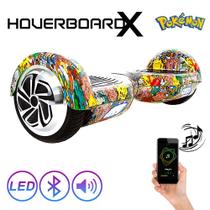 Hoverboard 6,5 Polegada Pokémon HoverboardX com Led