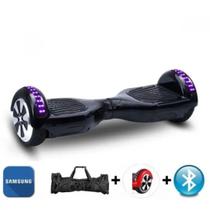 HoverBoard Black/Preto 6,5 pol Bluetooth