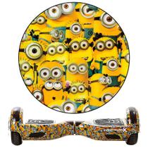 Hoverboard Bluetooth 6,5 Minions HoverboardX com Led e Bolsa