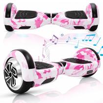 Hoverboard Bluetooth 6,5" Polegadas Rosa Militar HoverboardX Hoverboard Bluetooth 6,5" Polegadas Rosa Militar HoverboardX