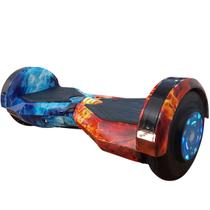 Hoverboard Elétrico 8 Polegadas Bluetooth Recarregável Portátil com LEDs Integrados