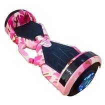 Hoverboard Elétrico 8 Polegadas Bluetooth Recarregável Portátil com LEDs Integrados