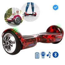 Hoverboard Elétrico Infantil e Adulto 6.5” LED Bluetooth, Bateria Longa Duração, Motor 700W, até 20km - Segurança e Performance