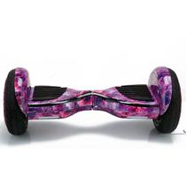 Hoverboard Original 10 Polegadas Roxo Galáxia Skate Elétrico Led Bluetooth Bolsa
