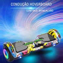 Hoverboard Overboard Infantil Skate Elétrico 6.5" Led Bluetooth Motor Brushless