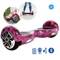 Hoverboard Skate Elétrico 2024 nova geração led Infantil, 6.5" Led Bluetooth Bateria De Grande Capacidade Motor Brushless