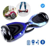 Hoverboard Skate Elétrico 2024 nova geração led Infantil, 6.5" Led Bluetooth Bateria De Grande Capacidade Motor Brushless - Original