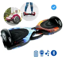Hoverboard Skate Elétrico 2024 nova geração led Infantil, 6.5" Led Musicas Bluetooth Bateria De Grande Capacidade Motor Brushless Hoverboard Skate Elétrico 2024 nova geração led Infantil, 6.5" Led Musicas Bluetooth Bateria De Grande Capacidade Motor Brushless