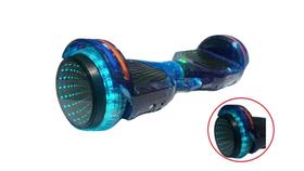 Hoverboard Skate Elétrico 6.5 Led Bluetooth 6'5 - Gelo Fogo Galaxia Rosa Vermelho Preto 3D Camuflado