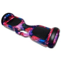 Hoverboard Skate Elétrico 6.5 Led Bluetooth Original Cores Galáxia Vermelho Cód. 2131