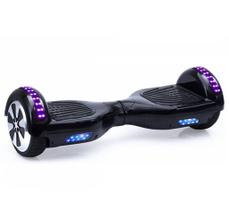 Hoverboard Skate Elétrico 6.5 Preto Led Bluetooth