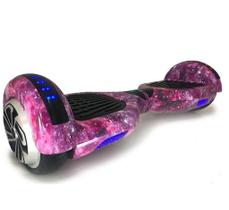 Hoverboard Skate Elétrico 6.5 Roxo Galáxia Led Bluetooth