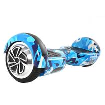Hoverboard Skate Eletrico 6,5 Azul Camuflado