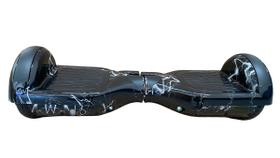 Hoverboard Skate Elétrico 6,5 Polegadas Led Bluetooth Cor F - Shark Blue