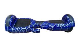 Hoverboard Skate Elétrico 6,5 Polegadas Led Bluetooth Cor H - Shark Blue