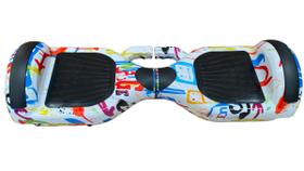 Hoverboard Skate Elétrico 6,5 Polegadas Led Bluetooth - Shark Blue