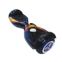 Hoverboard Skate Elétrico Led Bluetooth Rosa Galáxia