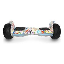 Hoverboard Skate Elétrico Original 8.5 Offroad Led Bluetooth Grafite