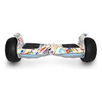 Hoverboard Skate Elétrico Original 8.5 Offroad Led Bluetooth Grafite