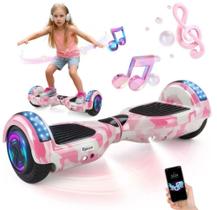 Hoverboard skate eletrico Rosa Camuflado 6,5 com LED e Bluetooth Hoverboard skate eletrico Rosa Camuflado 6,5 com LED e Bluetooth