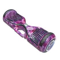 Hoverboard Skate Elétrico Rosa Galáxia Bluetooth E Led