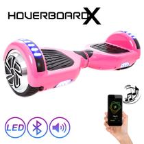Hoverboard Smart Balance 6,5 Polegadas Rosa Led Com Bolsa - HoverboardX