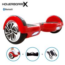 Hoverboard Vermelho Com Led Bluetooth Bateria Longa Duração