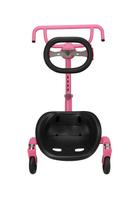 Hoverkart Carrinho Hoverboard C/ Volante E Amortecedor Rosa