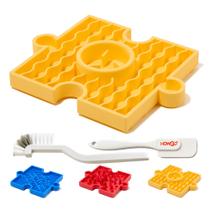 HowGo Puzzle Slow Feeder Lick Mat para cães, 38 ventosas