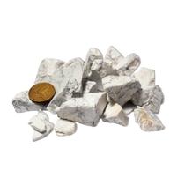 Howlita Branca Cascalho Pedra Natural 5 a 40 mm 200g Howlita Branca Cascalho Pedra Natural 5 a 40 mm 200g