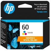 HP 60 Colorido Original CC643WB Impressões de Qualidade