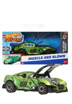 Hpr70 hot wheels carros pull-back muscle and blown hwh52 - mattel (43231)