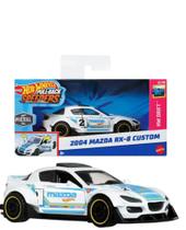 Hpr70 hot wheels carros pullback 2004 mazda rx-8 custom hwh49 - mattel (43233)