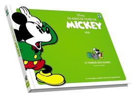 HQ Anos de Ouro de Mickey: O Terror dos Mares 1935 Walt Disney Edição de Colecionador Capa Dura - Abril HQ Anos de Ouro de Mickey: O Terror dos Mares 1935 Walt Disney Edição de Colecionador Capa Dura - Abril
