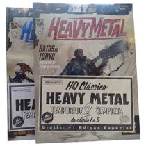 Hq Heavy Metal Coleção Completa 2 Temporadas 11 Edições - Myttos Hq Heavy Metal Coleção Completa 2 Temporadas 11 Edições - Myttos