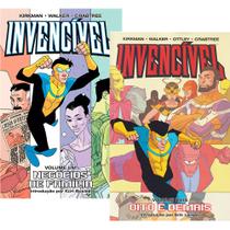 Hq Invencível Animação Super-Heróis Kit 2 Primeiros Volumes