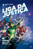 HQ Liga da Justiça - Origem por Scott Williams e Geoff Johns Jim Lee - Capa Dura HQ Liga da Justiça - Origem por Scott Williams e Geoff Johns Jim Lee - Capa Dura